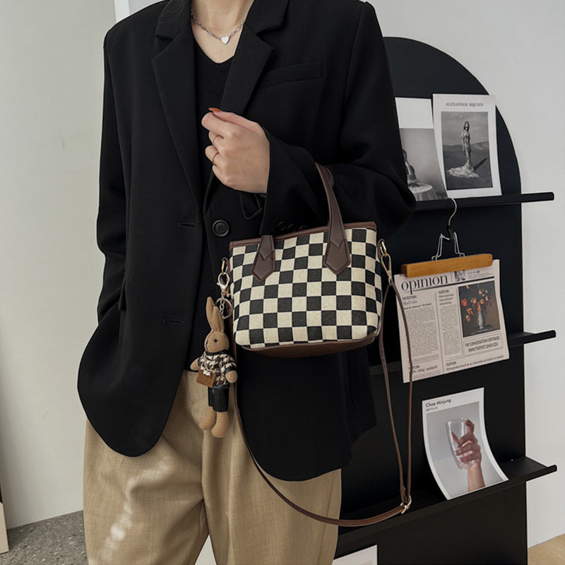 Victoria™ - Houndstooth Schoudertas