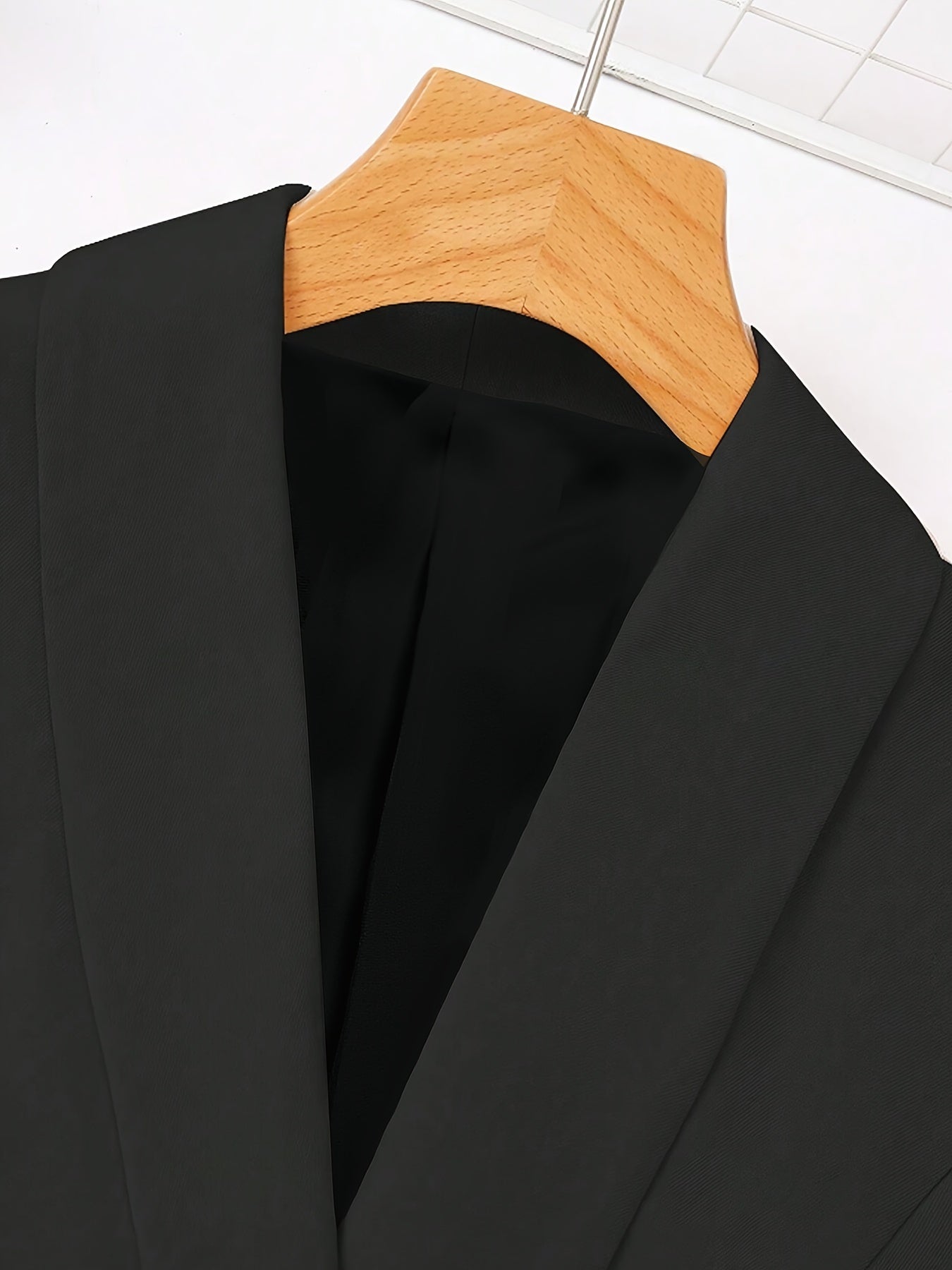Elegante Effen Kleur Twee-Delige Blazer Set Voor Dames | Voor Formele Gelegenheden