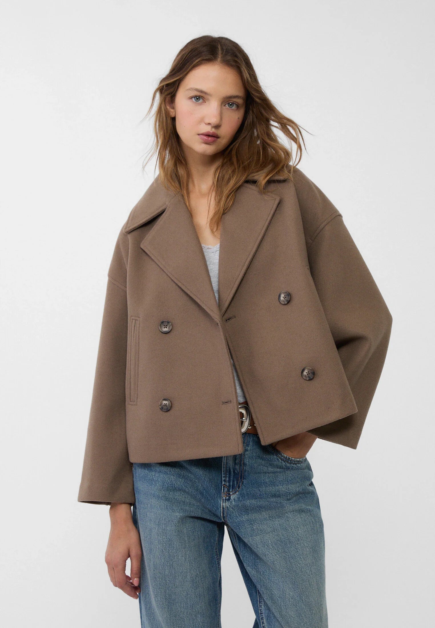 Autumn Vibes Cropped Blazer – Tijdloze Stijl met een Modern Snit