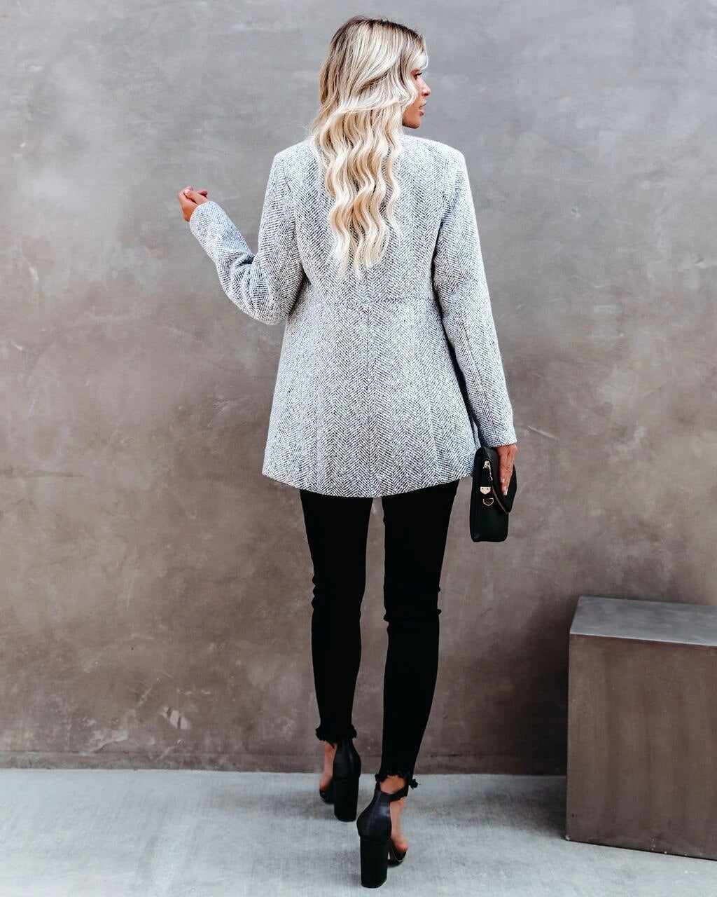 Malina - Stylish Tweed Blazer