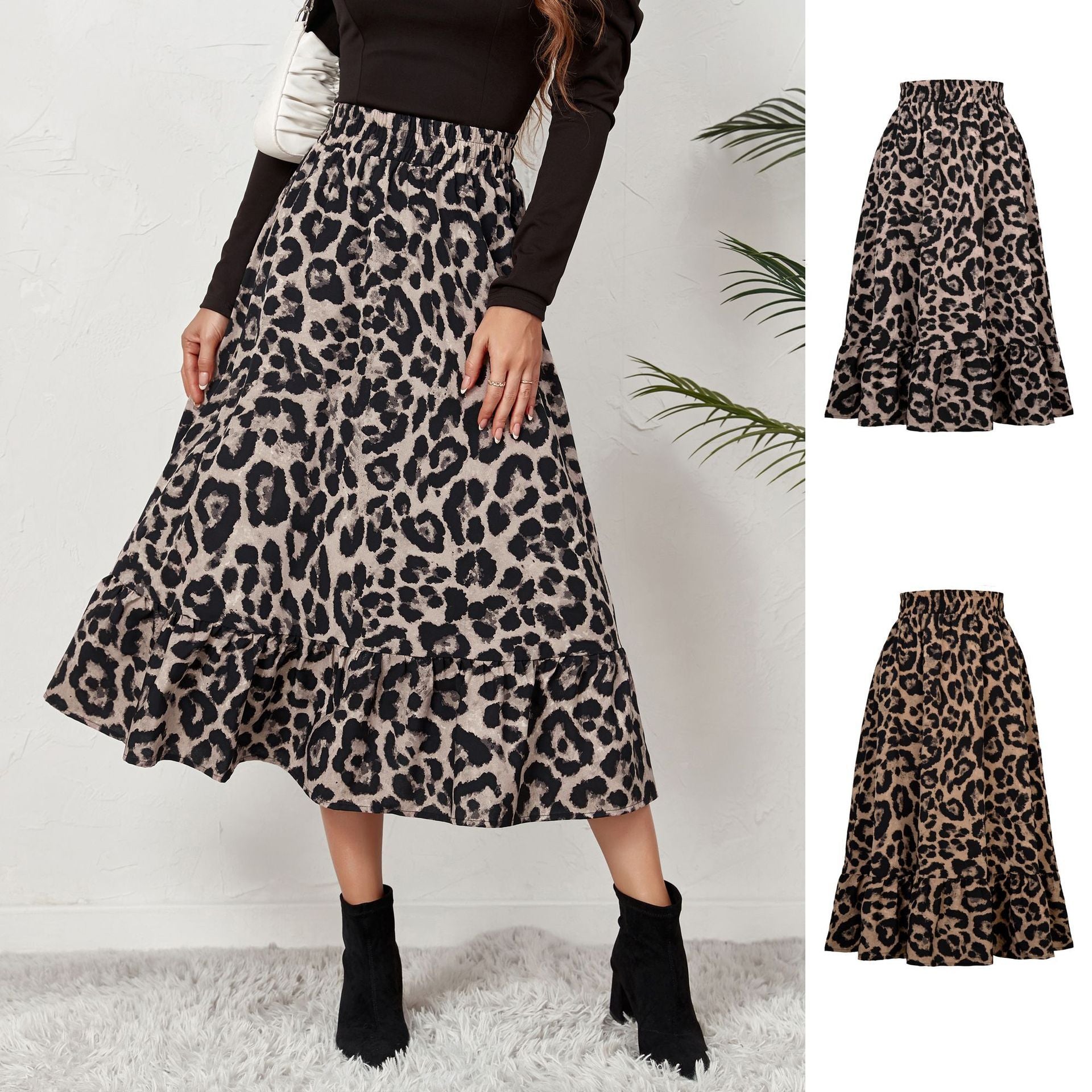 Lina - Leopard rok voor dames