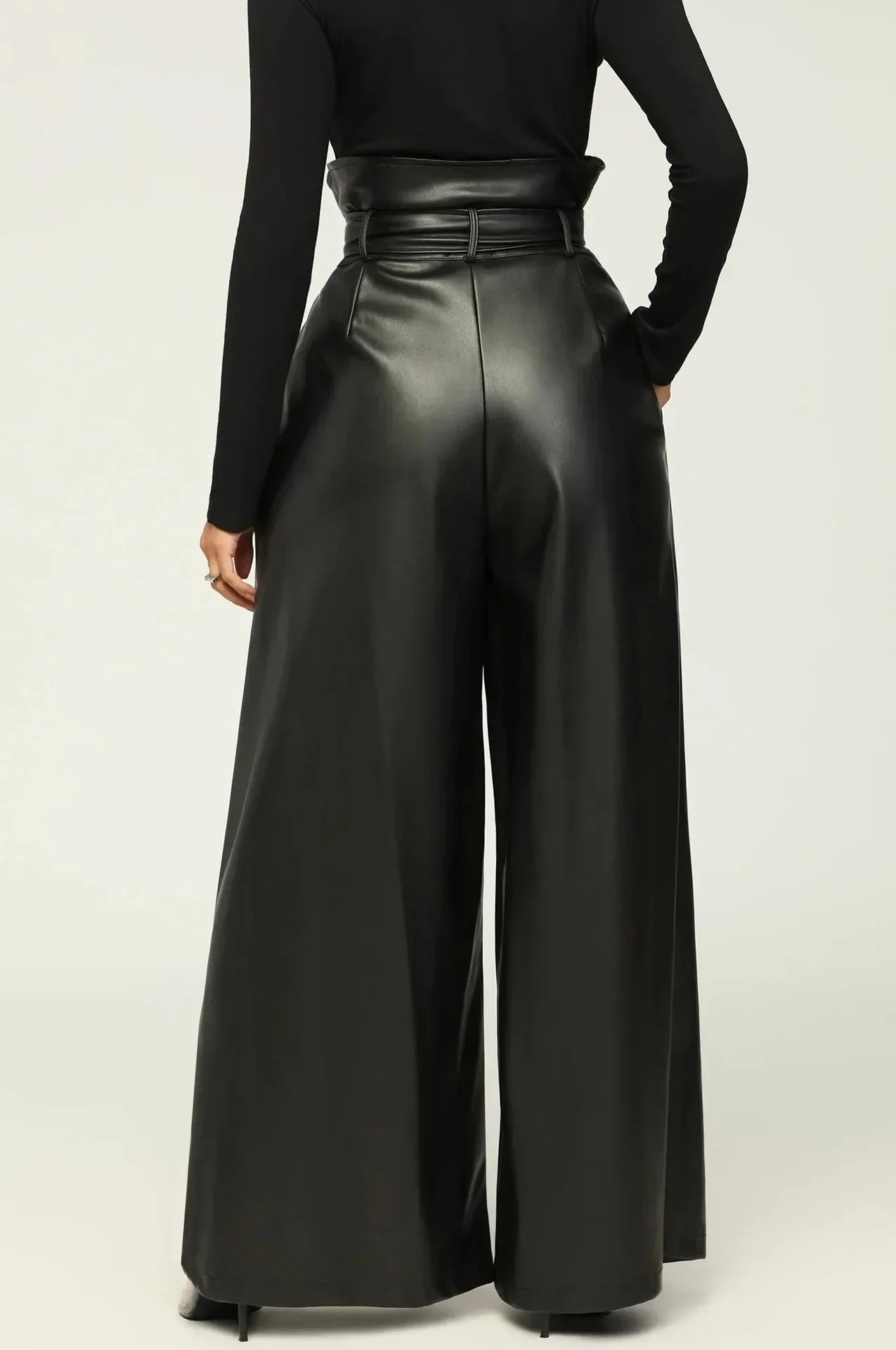High Waist Women Wide Pants