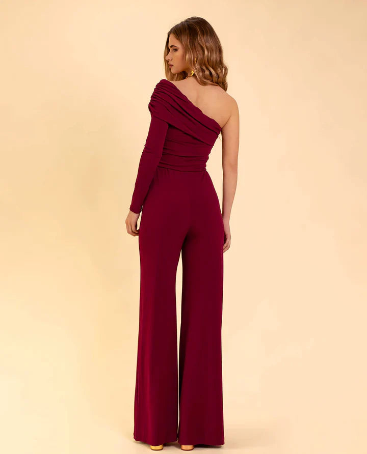 Fiona – Elegante One-Shoulder Jumpsuit voor Dames