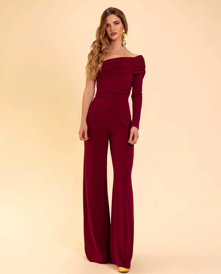 Fiona – Elegante One-Shoulder Jumpsuit voor Dames