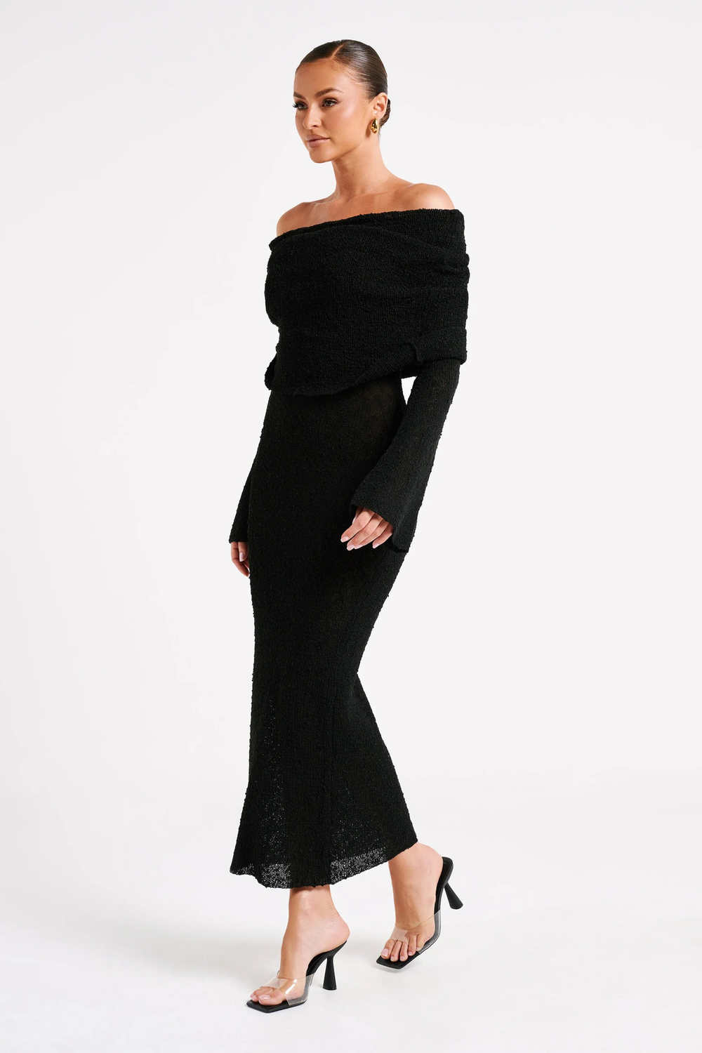 Doreen | Elegante Off-Shoulder Maxi Jurk