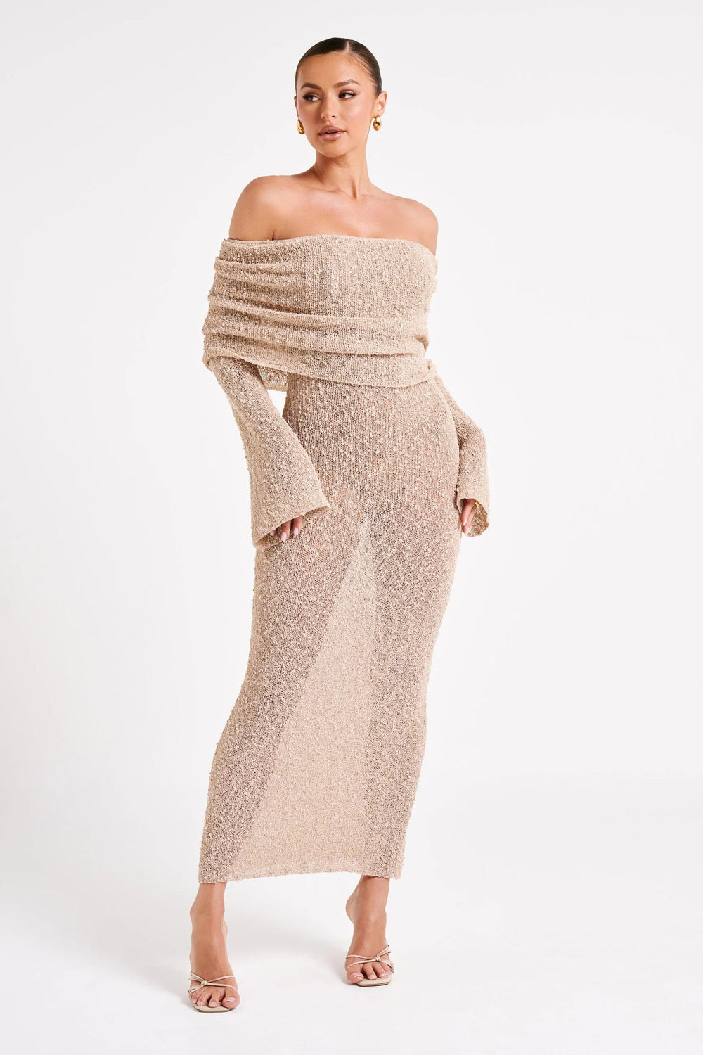 Doreen | Elegante Off-Shoulder Maxi Jurk