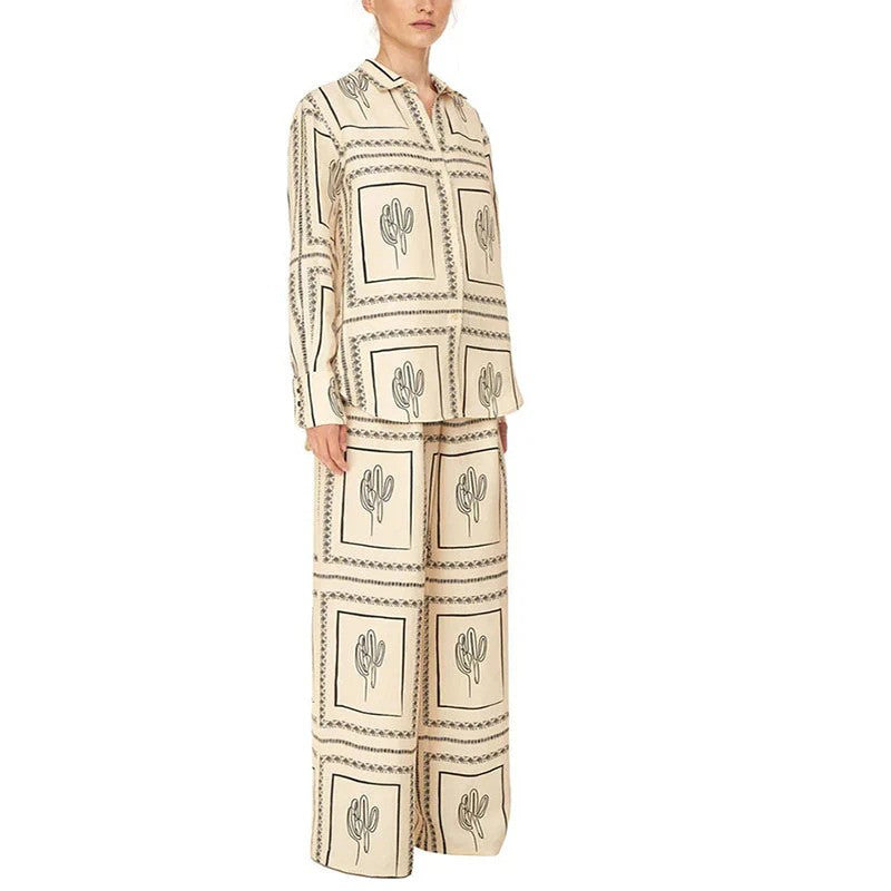 Geometrisch Winter Set Voor Vrouwen