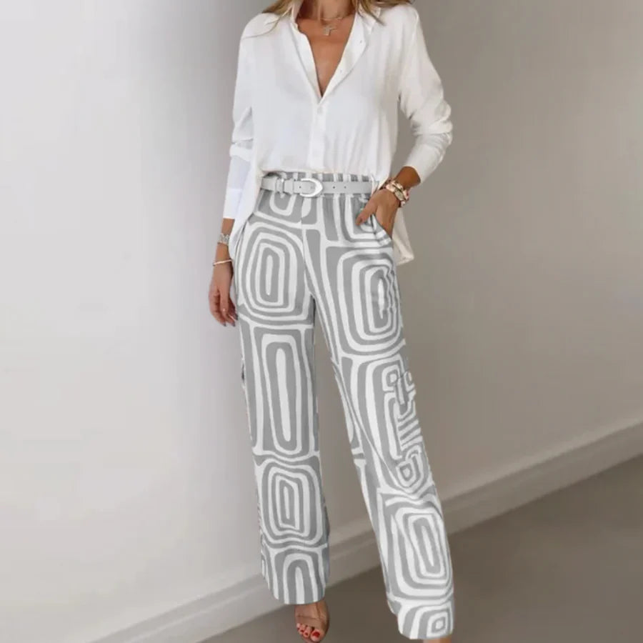 Freja – Stijlvolle Tweedelige Set voor Dames