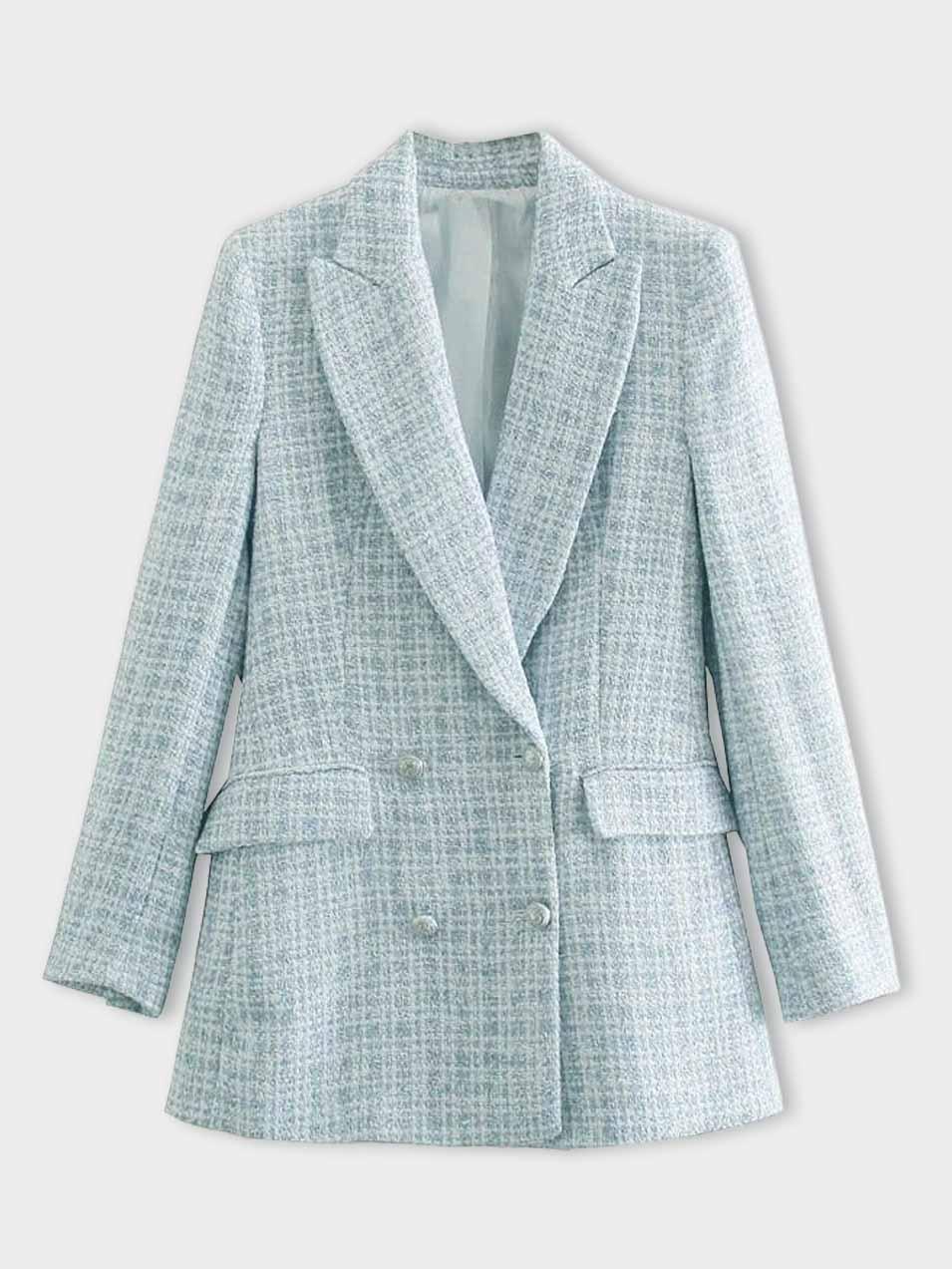 Nasha - Mid-Lange Tweed Blazer