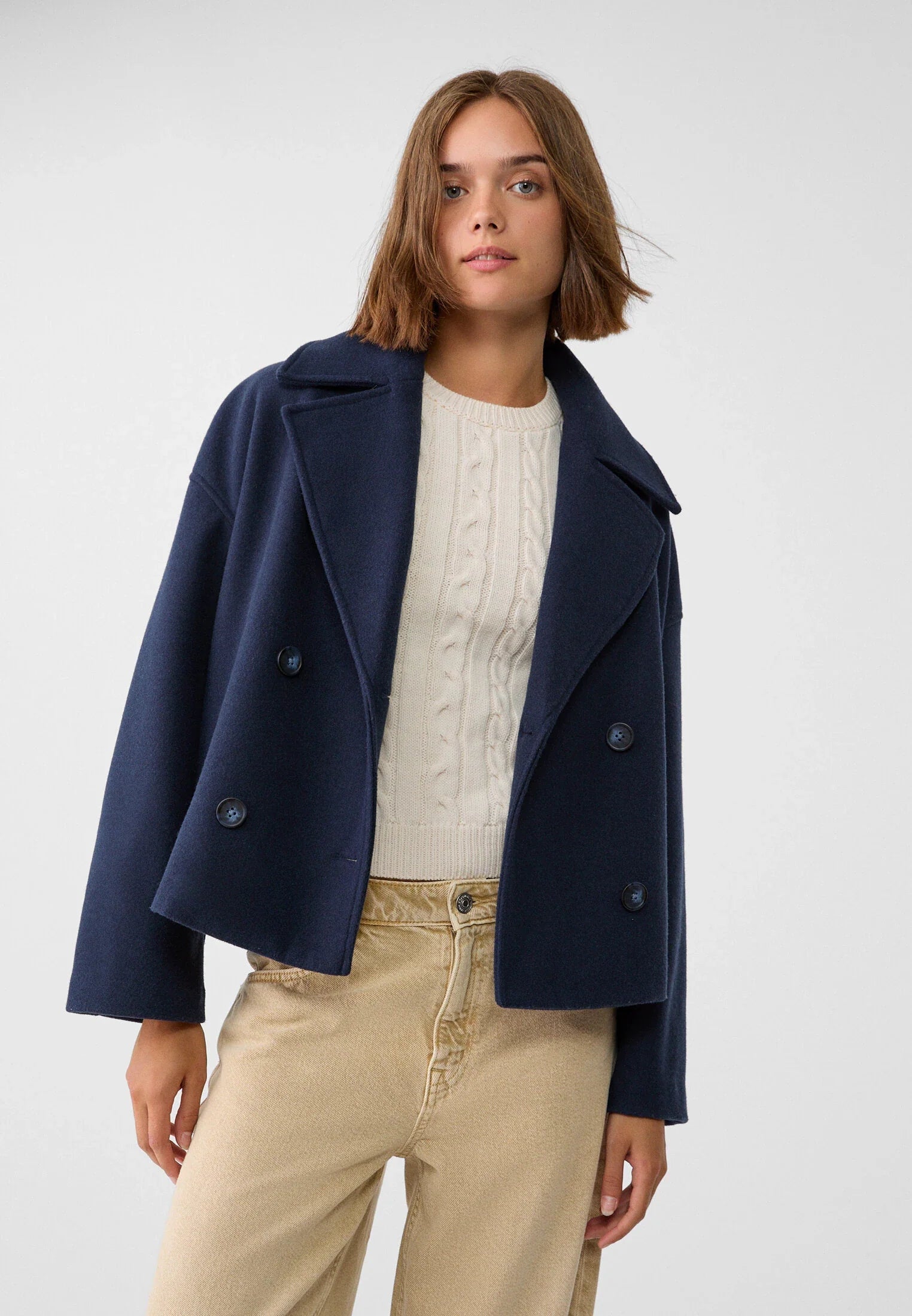 Autumn Vibes Cropped Blazer – Tijdloze Stijl met een Modern Snit