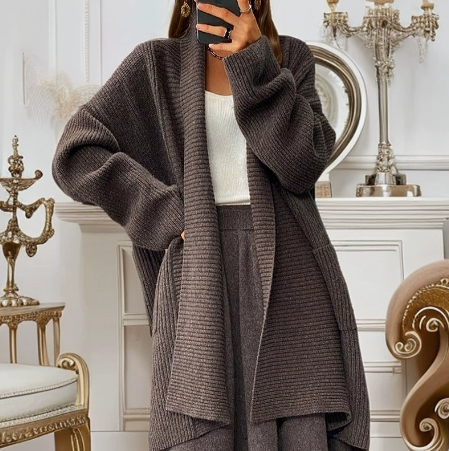 Moderne Comfort Cardigan voor Dames
