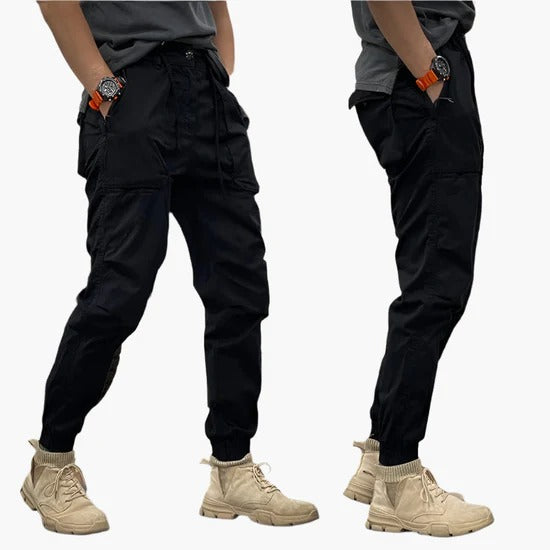 Men's Jogging Pants – Relaxed Fit – Elastic Cuffs – Tactical Pockets – Urban Look