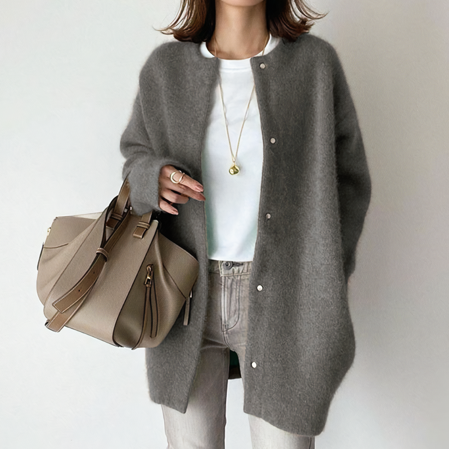 Chloé | Vest met lange mouwen en knopen