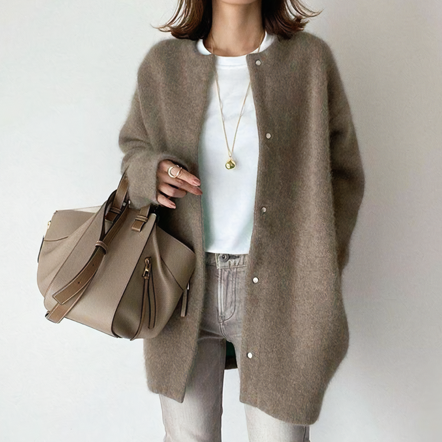 Chloé | Vest met lange mouwen en knopen