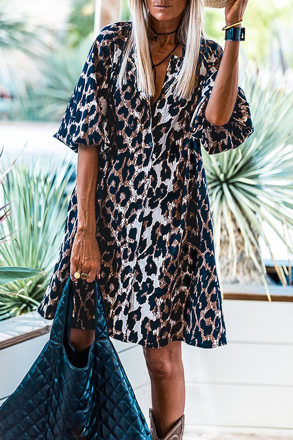 MILA | Leopardenprint Zomerjurk