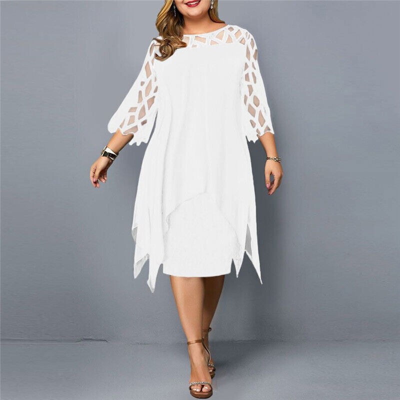 ISABELLE | Elegante Midi-Jurk met Kant – Stijlvol & Comfortabel