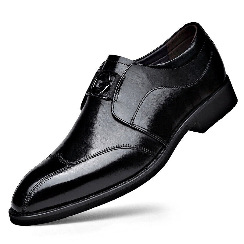 Stijlvolle en Verfijnde Leren Schoenen