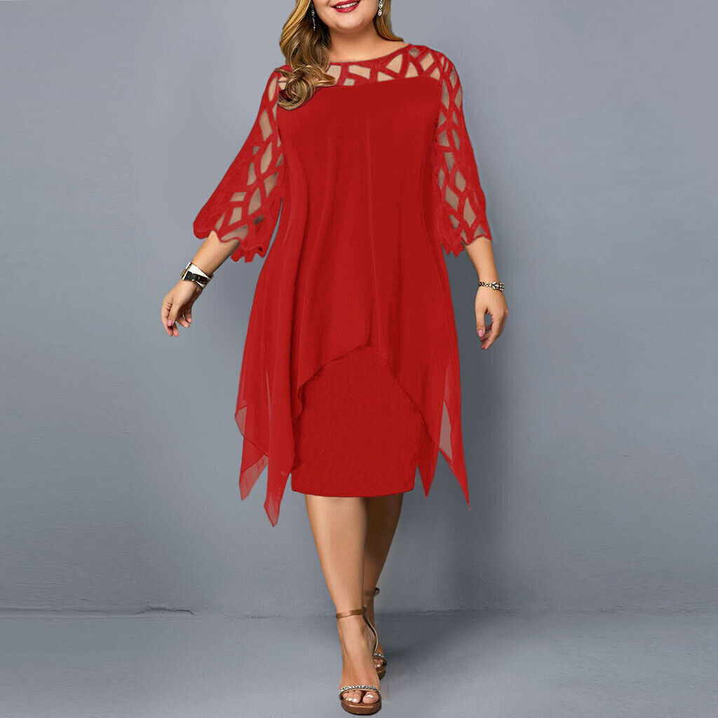 ISABELLE | Elegante Midi-Jurk met Kant – Stijlvol & Comfortabel