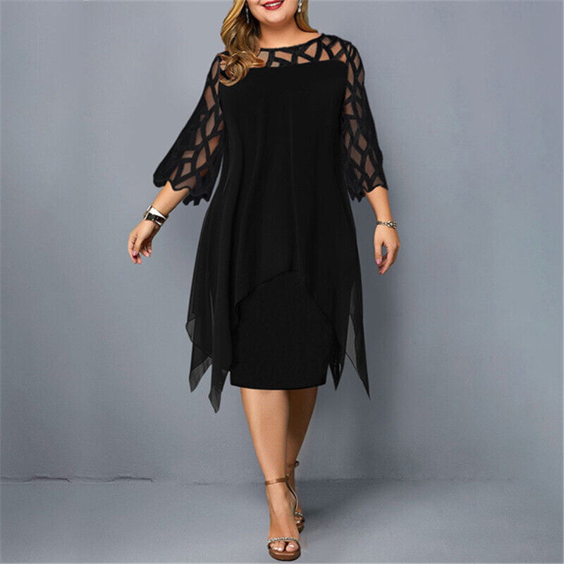 ISABELLE | Elegante Midi-Jurk met Kant – Stijlvol & Comfortabel